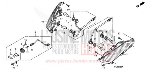 REAR COMBINATION LIGHT (FES1253-5) (FES1503-5) FES1254 de 2004